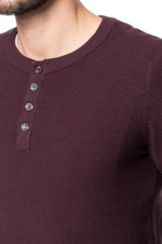 TOM TAILOR STRUCTURED HENLEY SLATE ROSE 3019350.00.10 COL. 5474