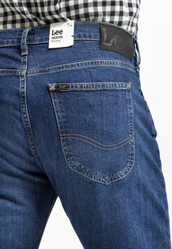 LEE TRENTON MĘSKIE SPODNIE JEANSOWE JEANSY DŻINSY DARK STONE L709KNSI 112324009