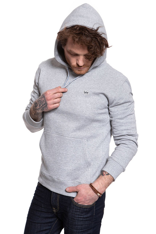 BLUZA LEE HOODIE SWS GREY MELE L82HTJMP 112122056