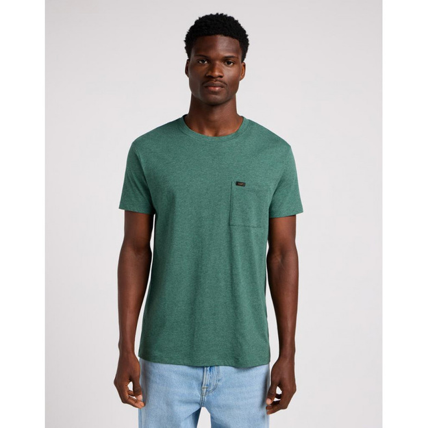 MESKA KOSZULKA LEE ULTIMATE POCKET TEE EVERGREEN 112349075
