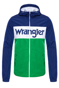 KURTKA WRANGLER WALLY WINDBREAKER BLUE DEPTHS W4707V9JY 112128992