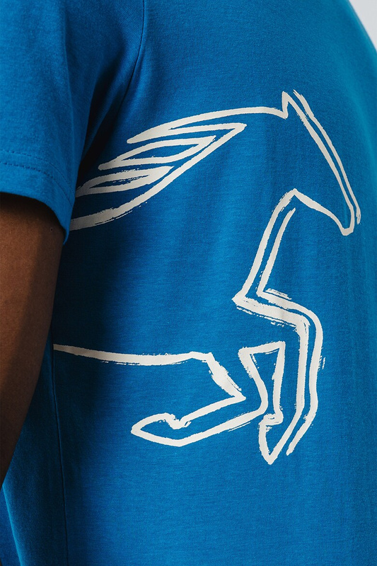 Męski T-Shirt Mustang Style Austin Sea of Belize 1016493 5444