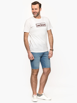 MĘSKI T-SHIRT LEE LEE JEANS TEE BRIGHT WHITE L65LFELJ 112116078