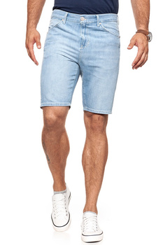 SPODENKI MĘSKIE WRANGLER DENIM SHORT LIGHT USED W14CLK54E 112126605