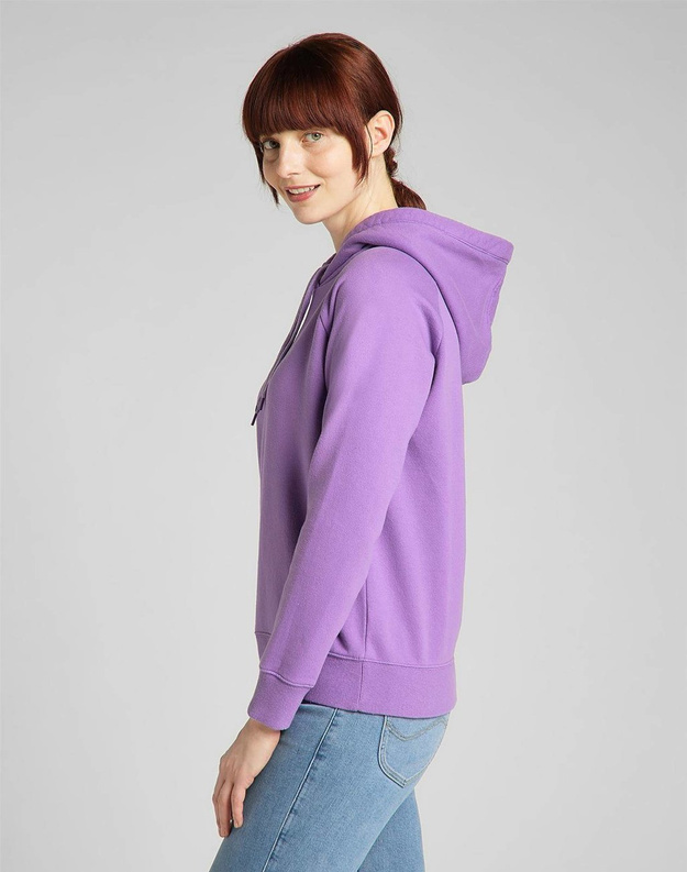 LEE ESSENTIAL HOODIE DAMSKA BLUZA Z KAPTUREM AMETHYST ORCHID L53WTXTI 112140264