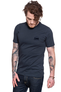 KOSZULKA LEE SS TONAL FLOCK LOGO SKY CAPTAIN L62SFEHY 112114825
