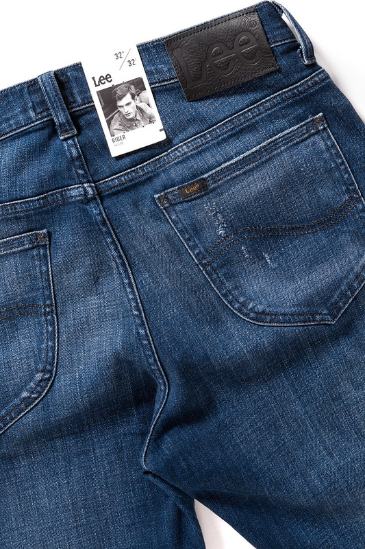 LEE RIDER BLUE DESTROYED L701LGJVA