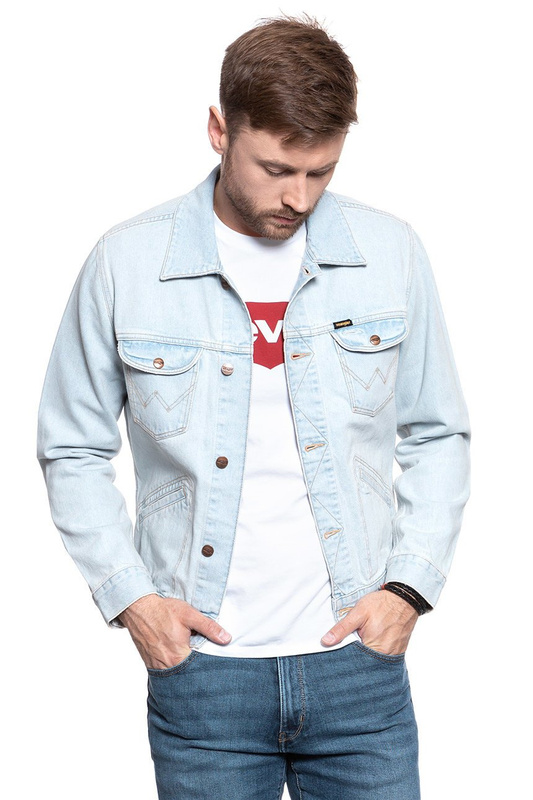 KURTKA JEANSOWA WRANGLER 124MJ BLUE RHAPSODY W4MJUG13I 112129140