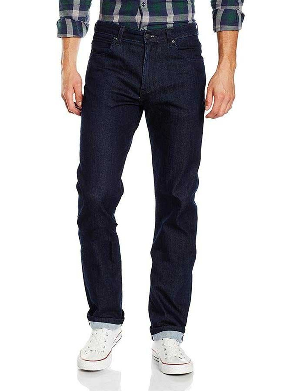 WRANGLER ARIZONA STRETCH MĘSKIE SPODNIE JEANSOWE JEANSY RINSE BRUSHED W12OEE82J