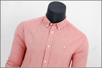 WRANGLER BUTTON DOWN SHIRT AURORA RED      $    