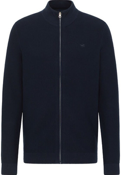 Mustang Style Edgar Zip Cardigan Total Eclipse 1014116 5226 MĘSKI SWETER