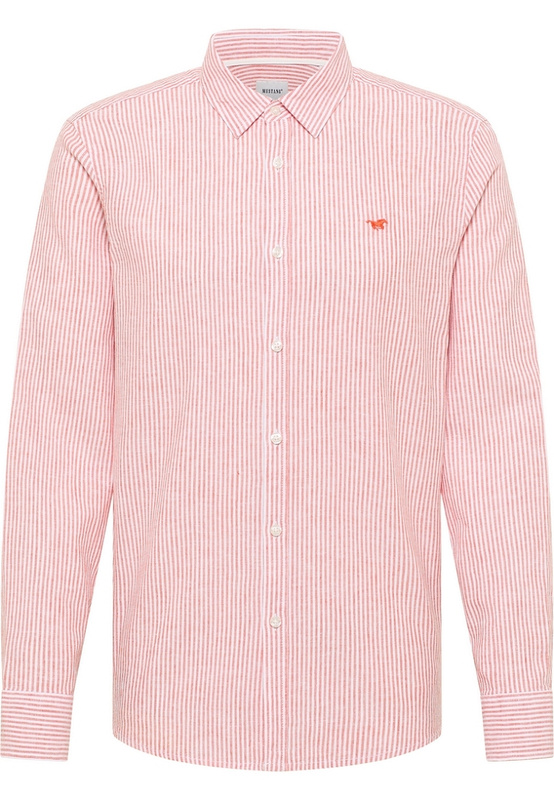 Męska Koszula Mustang Style Rawlins Red Fine Stripe 1016472 12735