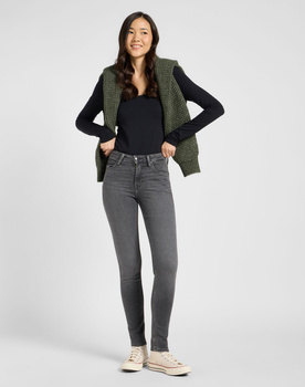 DAMSKIE SPODNIE LEE SCARLETT HIGH SHARK GREY 112370839