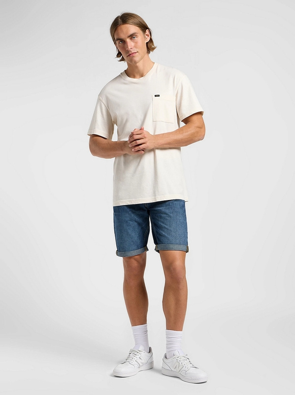 MESKIE SPODENKI LEE 5 POCKET SHORT DIRTY MAN 112363929