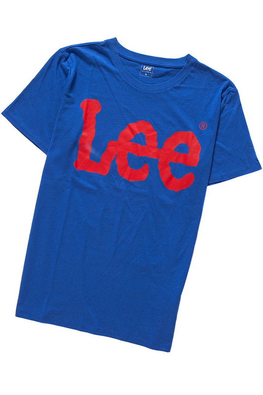 LEE T SHIRT LOGO TEE INDIGO FLASH L62AAIED 112114454