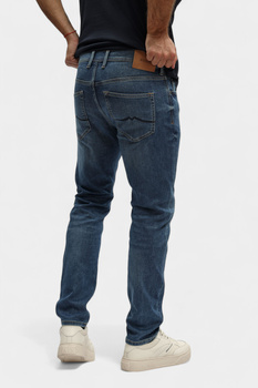 Męskie Spodnie jeansowe Mustang Style Oregon Slim K Denim Blue 1017226 5000 682