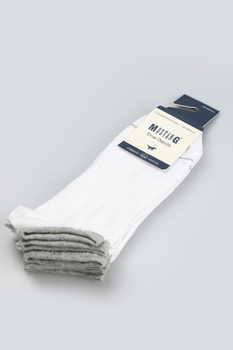 6-PAK Męskich Skarpet MUSTANG white mix