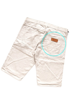 WRANGLER COLTON SHORTS EGGSHELL W15V7418N 