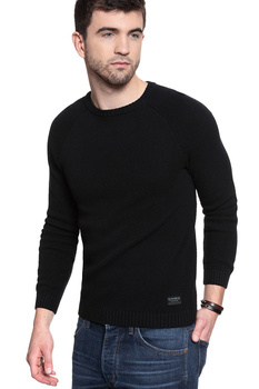 MĘSKI SWETER LEE RICE KNIT BLACK L83MOC01 112122399