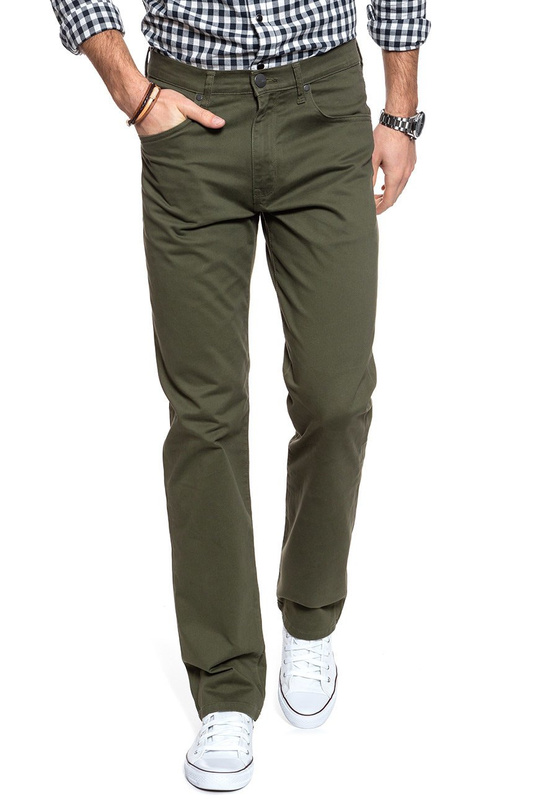 WRANGLER SPODNIE MĘSKIE ARIZONA IVY GREEN W12OA1XIX 112126286