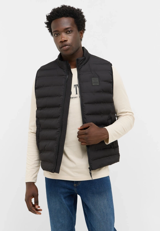 Męski Bezrękawnik Mustang Style Dublin Jet Black 1016888 4188 Kamizelka