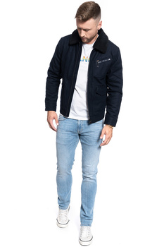 MĘSKA KURTKA ZIMOWA LEE 191J WOOL JACKET MIDNIGHT NAVY L86FVOMA 112122658