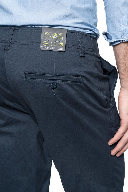 MĘSKIE SZORTY MATERIAŁOWE LEE COMFORT SHORT XM NAVY L71ZPB09 112119601