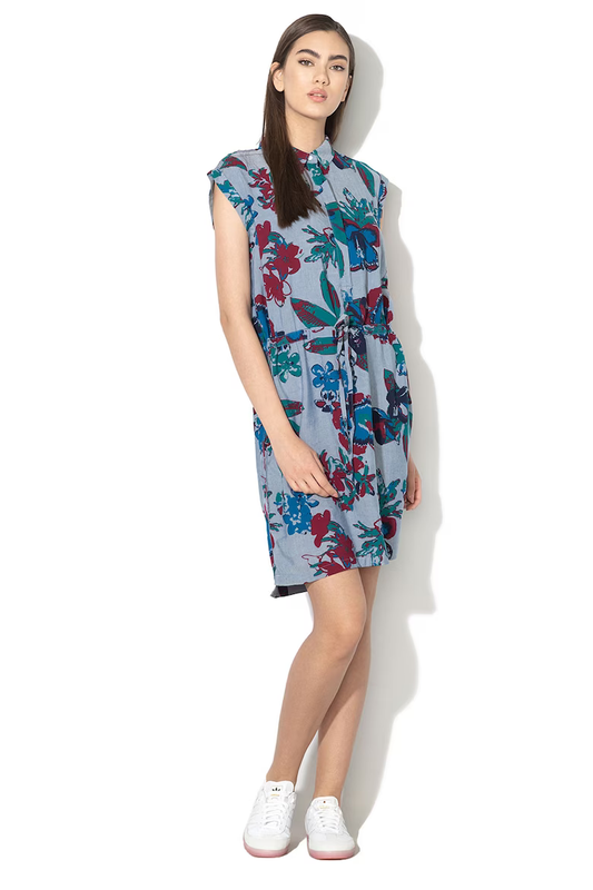 LEE FLORAL DRESS DAMSKA SUKIENKA BLUEPRINT L50DFLLH 112111303