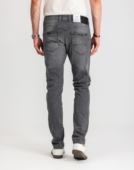 Męskie Spodnie Jeansowe Mustang Style Oregon Tapered Denim Black 1017124 4000 203