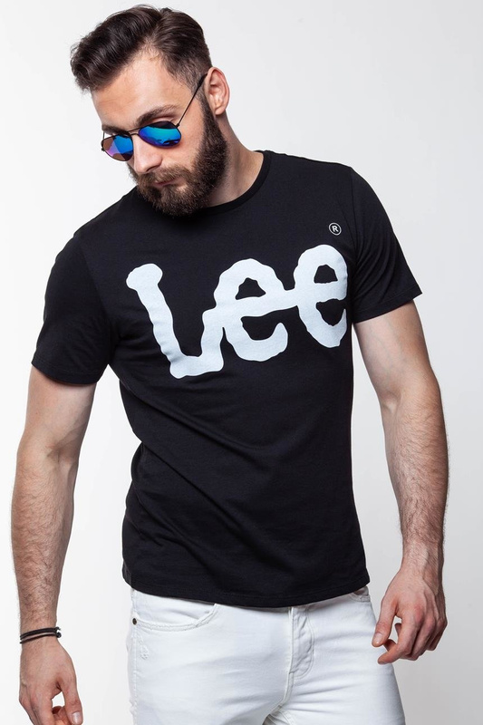 LEE T SHIRT LOGO TEE BLACK L64CAI01