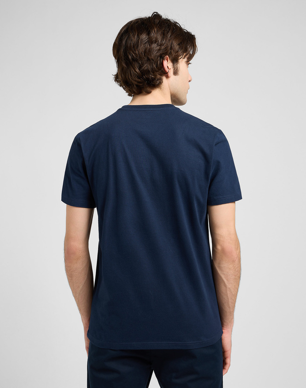MESKA KOSZULKA LEE ESSENTIAL GRAPHIC TEE RIVET NAVY 112372360