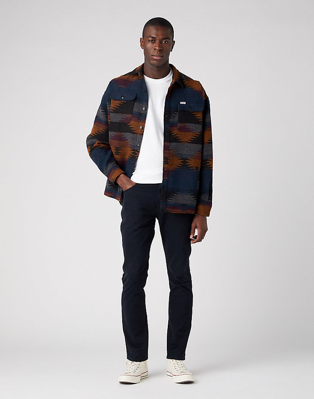 WRANGLER MESKIE SPODNIE JEANSOWE JEANSY LARSTON BLACK W18S93100