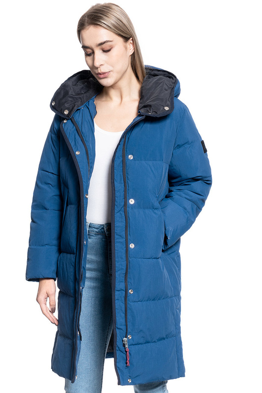 KURTKA DAMSKA LEE LONG PUFFER OIL BLUE L56WVDMO 112113147