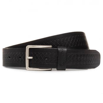 WRANGLER WOVEN PATTERN BELT BLACK W0D3U1100 112125599