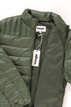 WRANGLER PUFFER JACKET DUSTY OLIVE W4657X445 112128946