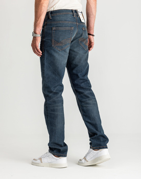 Męskie Spodnie Jeansowe Tom Tailor Marvin Mid Stone Wash Proste 1007858 10281
