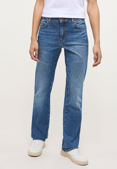 MUSTANG Crosby Relaxed Straight Damskie Spodnie Jeansowe Denim Blue 1013594 5000 582