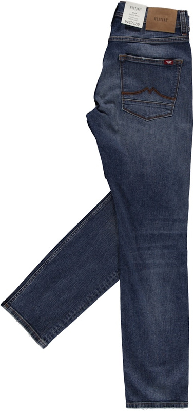 Męskie Spodnie Jeansowe Mustang Style Vegas Slim Denim Blue 1016411 5000 882