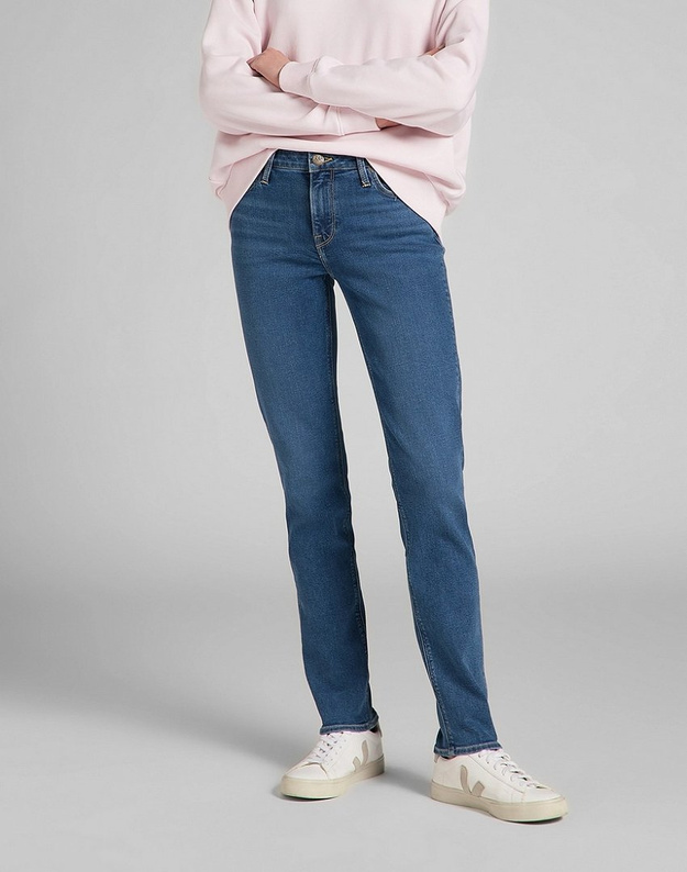LEE ELLY DAMSKIE SPODNIE JEANSOWE MID MADISON L305QDDM 112139780