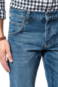 SPODNIE MĘSKIE MUSTANG Chicago Tapered DENIM BLUE 1008742 5000 803