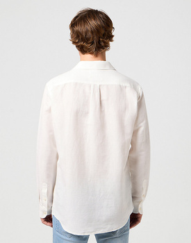 WRANGLER LS 1 PKT SHIRT MĘSKA KOSZULA W KRATĘ KRATA WORN WHITE 112352281 W5MY016804