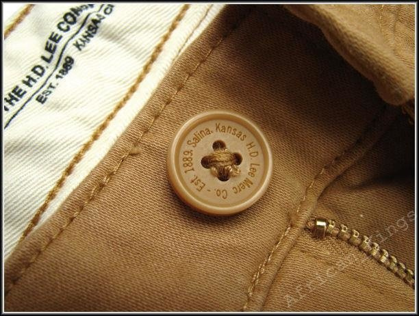LEE SPODNIE MĘSKIE CHINO BONE BROWN L768JR07      $    