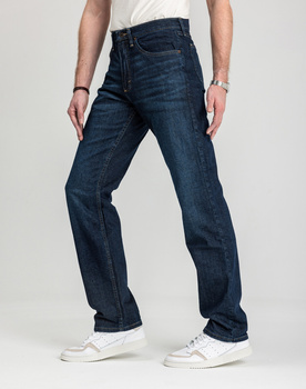 Męskie Spodnie Jeansowe Wrangler Relaxed Fit Blackened Indigo 112352957