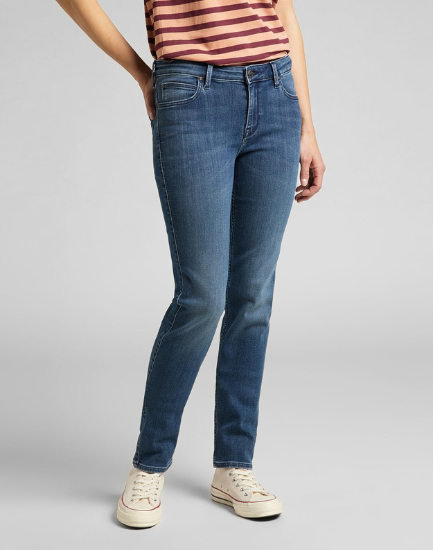 LEE MARION STRAIGHT DAMSKIE SPODNIE JEANSOWE DARK ABERDEEN L301SIMX 112139766