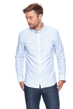 WRANGLER 1 PKT SHIRT SKY BLUE W5929MBS2