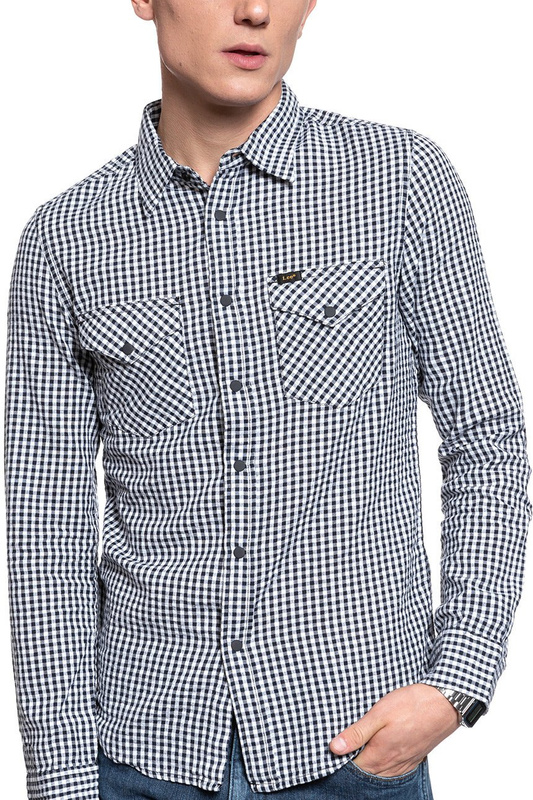 LEE WESTERN SHIRT MĘSKA KOSZULA W KRATĘ BLACK L644NL01 112115593