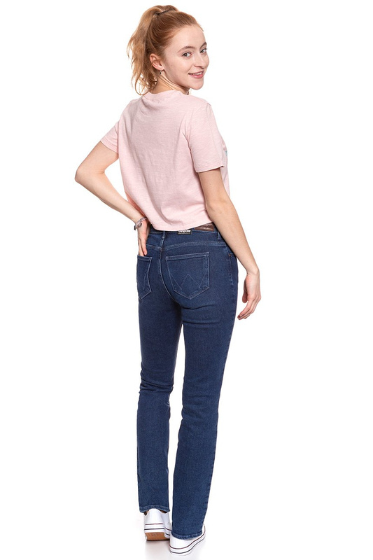 WRANGLER T SHIRT DAMSKI CROP TEE CHALK PINK W7382EAWG 112131027