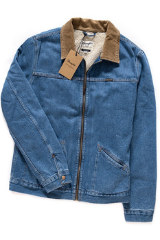 WRANGLER HAWKINS JACKET MID STONE W448BG22U SAMPLE