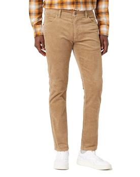 WRANGLER LARSTON MĘSKIE SPODNIE SZTRUKSOWE SZTRUKSY SZTRUKS LEAD GREY W18SA2M24