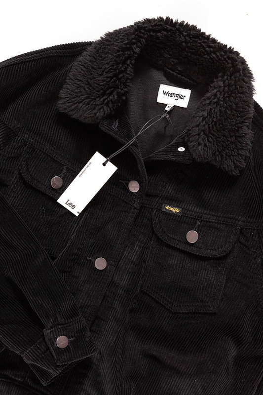 DAMSKA KURTKA PRZEJŚCIOWA WRANGLER 80´S WESTERN JACKET BLACK W422UP100 112128808